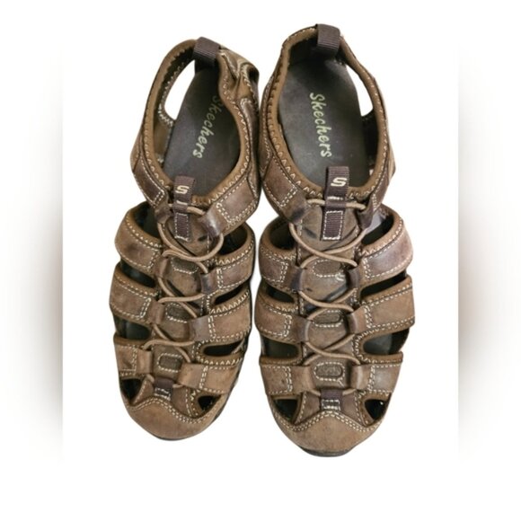 Shoes - SKECHERS Women‎ 8.5 BROWN SLIP ON SANDALS Boat SHOES